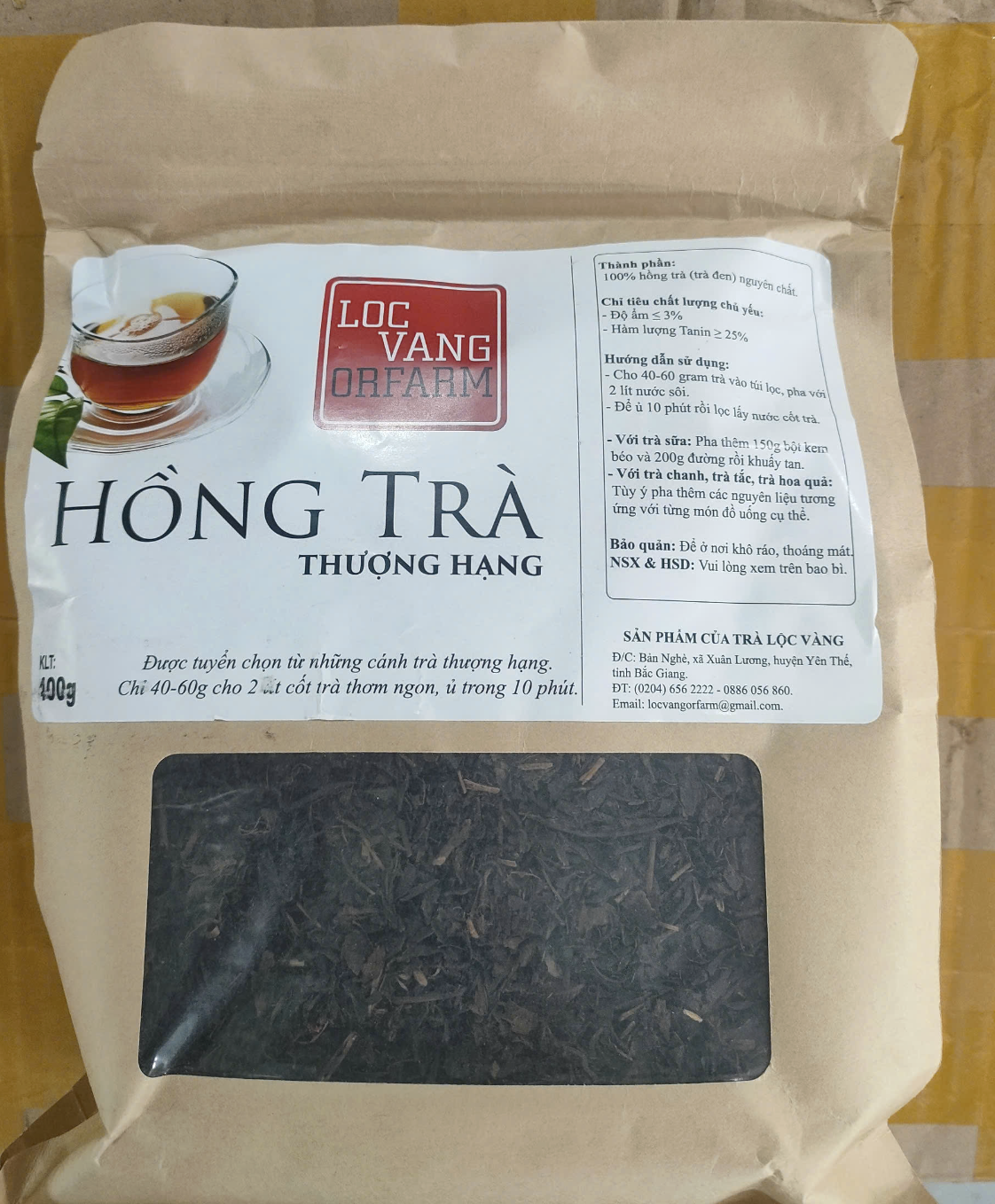 Trà Loc Vang 400g